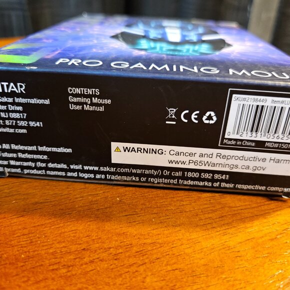 LVLUP RGB Pro USB Gaming Mouse Backlit LU737A-NOC Computer Accessory Wired - Picture 7 of 8